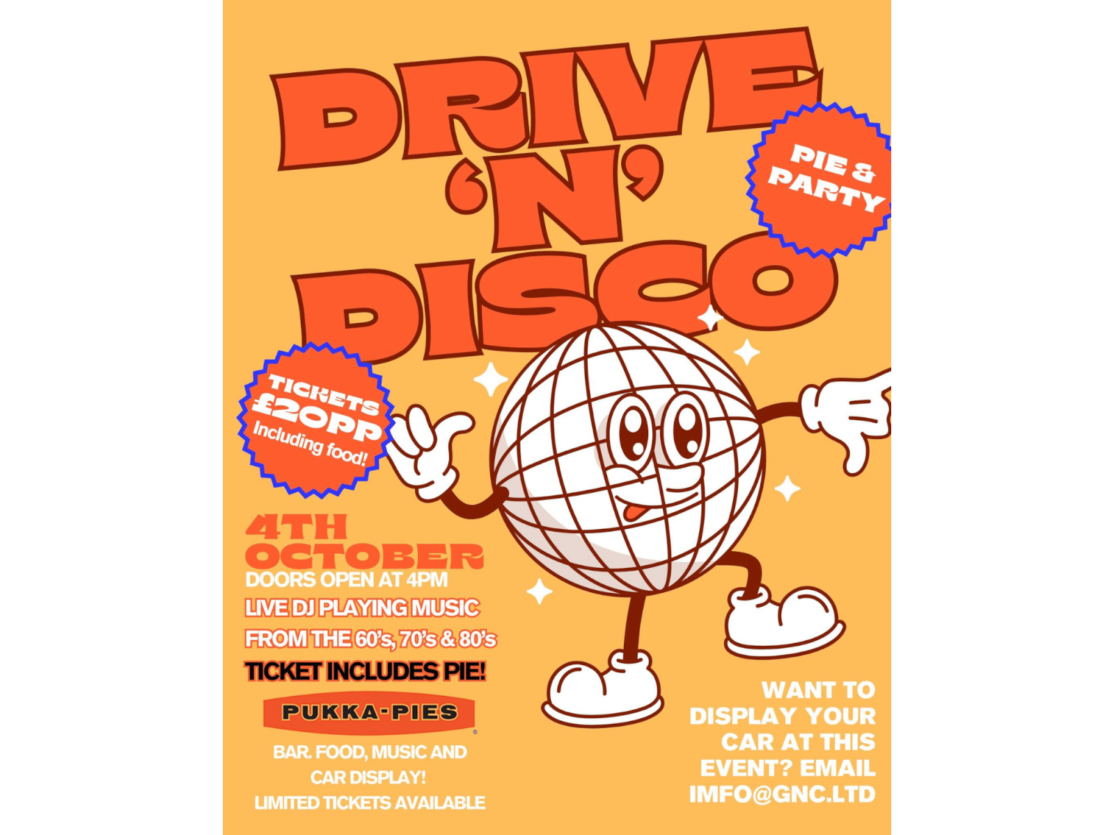 Drive N Disco at Great Northern Classics
